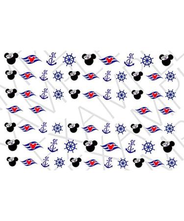 Disney Cruise Water Nail Art Transfers Stickers Decals - Set of 35 | A1225 - Buy Online on GoSupps.com