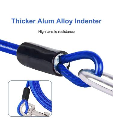 Dongker Hofleine Dog Tie-Out Linen - 3m Heavy Duty Leash with 360 Rotation Buckle for Small/Medium Dogs Up to 130 lbs - Orange | International Shipping Available - Buy Online on GoSupps.com