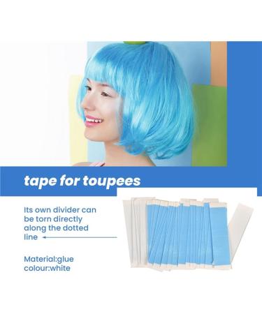 Qtynudy 720pc/Lot Fixed Wig Tape Double Sided Adhesive Extension Hair Tape Strips Waterproof for Toupee/Lace Wigs Film Adhesive Easy to Use - Buy Online on GoSupps.com