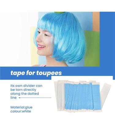 Zhwkelvs 108pc/Lot Fixed Wig Tape Double Sided Adhesive Extension Hair Tape Strips Waterproof for Toupee/Lace Wigs Film Adhesive Easy Install - Buy Online on GoSupps.com