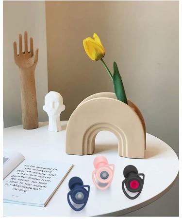 Reusable Soft Silicone Sleep Noise Reduction Earplugs - Ideal for Sleep, Work, Travel, & Loud Activities - Black - Buy Online on GoSupps.com