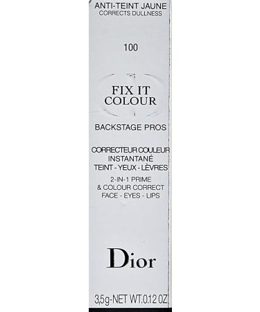 Christian Dior Fix It Colour 2-in-1 Prime and Colour Correct 100 Blue - 0.12 oz - Buy Online on GoSupps.com