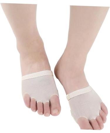 NOLITOY Foot Protector Ballet Toe Pads - 3 Pairs Forefoot Dance Socks for Comfort & Protection - Buy Online on GoSupps.com