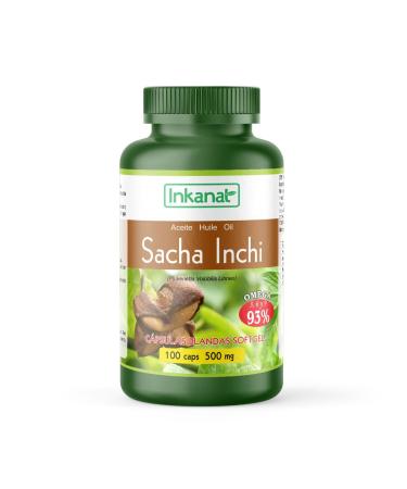 INKANAT Sacha Inchi Oil Capsules 100 capsules of herbal wellness for your daily health