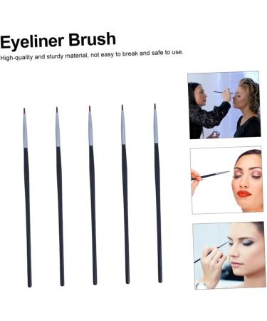 VINTORKY 5pcs Fine Eyeliner Brush Gel Eyeliner Thin Makeup Brush Cosmetic Lip Mask Brush Makeup Gadgets Fiber - Buy Online on GoSupps.com