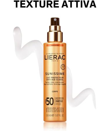 Lierac Sunissime Body Protective Milk SPF50 150ml Global Anti-Aging - Buy Online on GoSupps.com