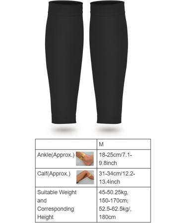 Niiyen Compression Stockings & Knee Socks for Varicose Veins - 2-Stage Elastic Calf Sheath for Men & Women - Black M - Buy Online on GoSupps.com