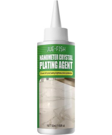 Marble Nano Crystal Plating Agent, Nano Crystal Plating Agent for Kitchen, Stone, Plastic Crystal Plating Agent, Strong Protection Long Lasting Polishing (50ml*1pc)