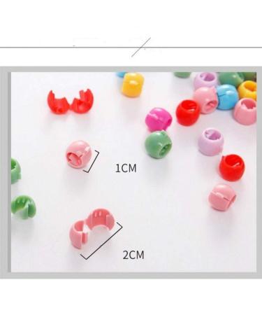 80 Pcs Mini Hair Grippers - Candy Color Hair Clips for Women & Girls | Plastic Braid Hair Needles & Pearl Grain Hair Jewelry - Ideal for International Shipping - Buy Online on GoSupps.com