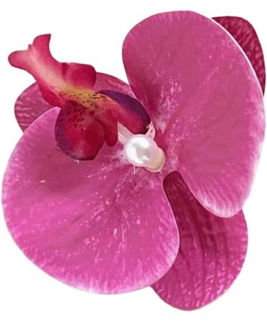 hgnxa Elegant Flower Hair Clip Unique Hair Barrettes Large Flower Acrylic Hair Clip Chic Hairpin for Weddings and Parties - Buy Online on GoSupps.com
