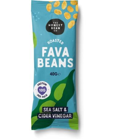 Honest Bean co (15x40g) Yorkshire Fava bean Salt & vinegar only - Buy Online on GoSupps.com