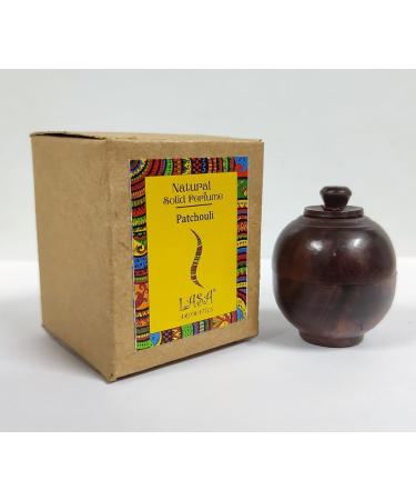ANANYA FASHION & CRAFTS HUB Patchouli Natural Solid Perfume Beeswax Long Lasting Body Fragrance Balm Solid State Eau De Perfum in Wooden Jar 6 gm - Buy Online on GoSupps.com