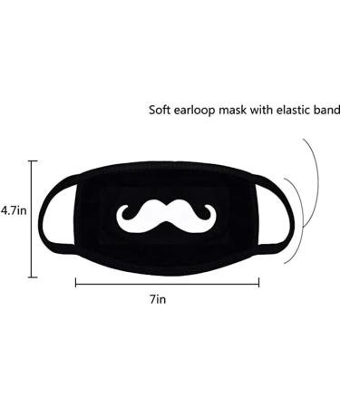 UMFun 10PCS Cotton Anime Face Covers - Protective Fabric Cute Kawaii Face Cover & Reusable Mouth Cover - Buy Online on GoSupps.com