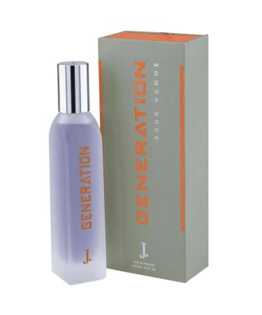 Generation For Men EDP- 100 ML (3.4 Oz) | Freshness of bergamot lemon Floral and dry notes of cedar wood.