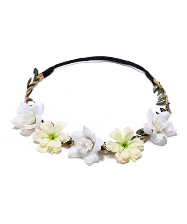 6 PCS Flower Crown Headbands for Women and Girls - Boho Wedding Bridal Hair Accessories - Buy Online on GoSupps.com