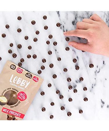 Lebby Chickpea Snacks - Milk Chocolate, Gluten Free, High Protein & Fiber, 6 Pack (3.5 oz) - Buy Online on GoSupps.com