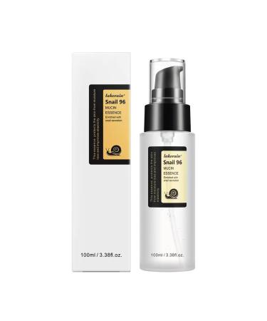 Snail Mucin Serum100ML Advanced Snail 96% Mucin Power Essence Snail Mucin Repair Dark Spots Hydrating and Moisturizing Snail 96% Snail Mucin Essence for Face Improve Skin Vitality