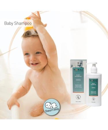 Moraz Baby Herbal Shampoo - Gentle Paraben-Free Kids Shampoo with Achillea & Chamomile - Hydrating Baby Shampoo 8.5 oz - Buy Online on GoSupps.com