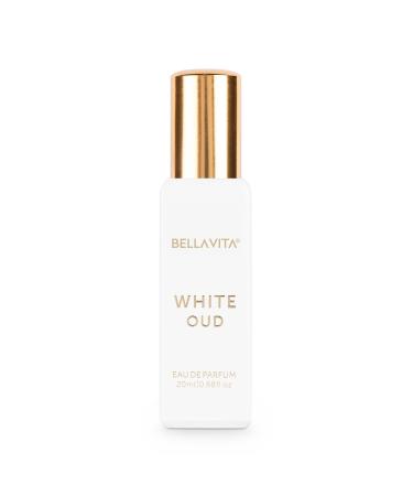 Be'llaVita Luxury White Oud Unisex Eau De Parfum with Orange Patchouli Musk | Long Lasting Oud & Fruity Fragrance for Men & Women 20ML
