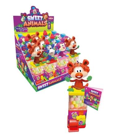 Casa del Dolce Sweet Animals Vending Machines with Candy 12 x 15g