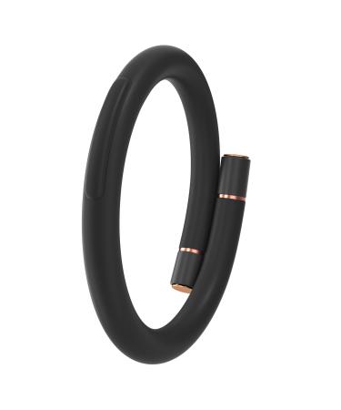 Mosquito Bracelets Insect & Pest Mosquito Bands for Adults and Kids DEET Free Mosquito Wristbands Outdoor Patio Hiking Camping Gear Must Haves (10 Replacement Cores - Black)
