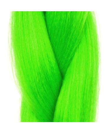 Premium 2m Long Mybraids - Colored Braid Hair for Rasta Braids Dreads Crochet Twists & Box Braids | Yellow Green Art Hair Extensions - Buy Online on GoSupps.com