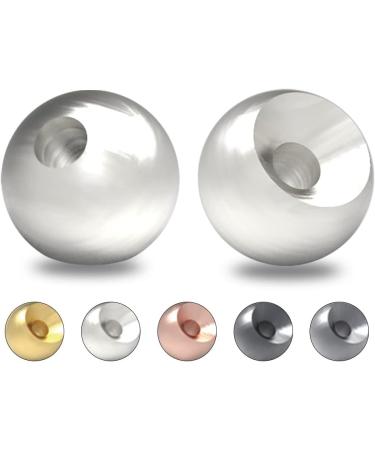 MUUNN 100pcs 1.5-6.4mm Tungsten Fly Tying Beads - Four Colors - Fly Fishing Nymph Head Material - SILVER 1.5MM - Buy Online on GoSupps.com