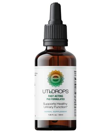 Natural UTI E-Drops  Fast-Acting Herbal Formula for Support of Bladder Kidney & Urinary Tract Health for Women & Men