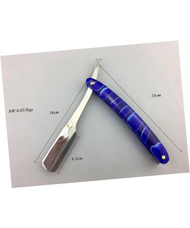 Beavorty Metal Razor - Handcrafted Straight Hair Clip with Mother-of-Pearl Horse Design | Safe Manual Razor for Men - Buy Online on GoSupps.com