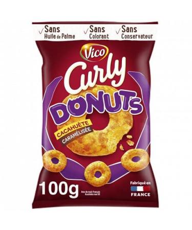 g neric Curly Donuts Cacahuete 100G|Curly|(Lot De 2)|Best Deal