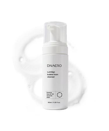 DNAERO LumiAge Bubble Foam Cleanser 5.28 Fl oz Gentle Hydrating Facial Cleanser with Amino Acids & Botanical Extracts Soft Microfoam for Daily Deep Cleansing