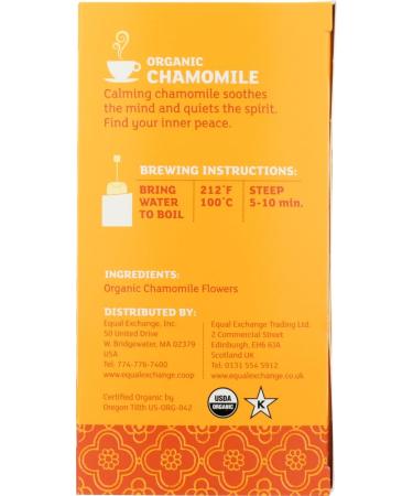 Equal Exchange Herbal Chamomile Tea (3x20 Bag) - Buy Online on GoSupps.com