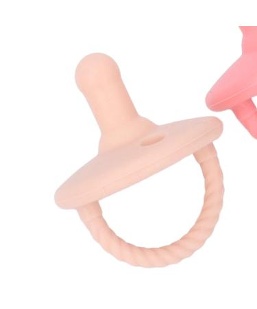 Silicone Baby Pacifier Set - 4PCS Breast-Like Design with Skin Texture for Nursery | International Shipping - Buy Online on GoSupps.com