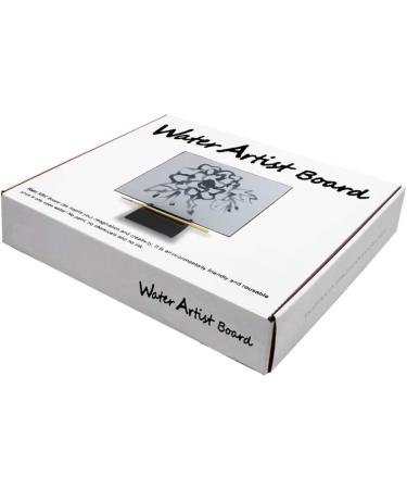Buddha Water Drawing Board with Bamboo Brush - Zen Mindfulness Meditation Tool for Inkless Art - Reusable Black and White Design - Ideal Relaxation Gifts - Buy Online on GoSupps.com