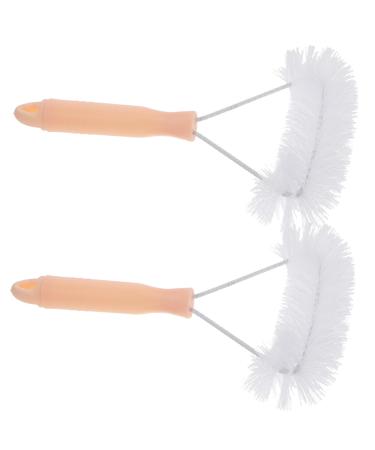 ABOOFAN 2pcs Screen Cleaner Sofa Cleaner Screen Window Brush Wall Cleaning Brush Window Screen Brush Door Cleaner Brush Pet Hair Cleaner Brush Household Plastic Suite Invisible