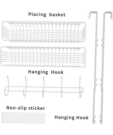 Baluue Clothes Rack Door Hook Wall Shelf Organizer Coat Rack Hooks Storage Hooks Towel Hanger Over Door Hanger Bathroom Towel Holder - Buy Online on GoSupps.com