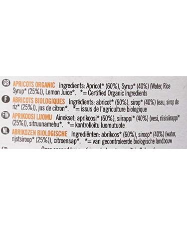 Biona Organic Apricot Halves in Rice Syrup 570g - Sweet and Natural Fruit Snack - Buy Online on GoSupps.com
