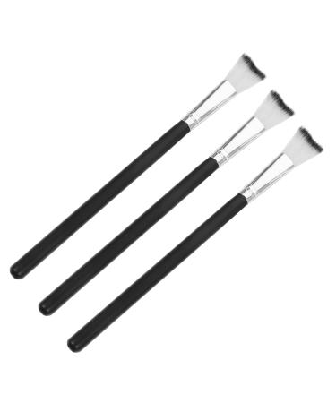 FOMIYES 3pcs Fish Tail Brush Contour Brush Women Makeup Brushes Nose Shadow Brush Makeup Tool Aluminum Tube