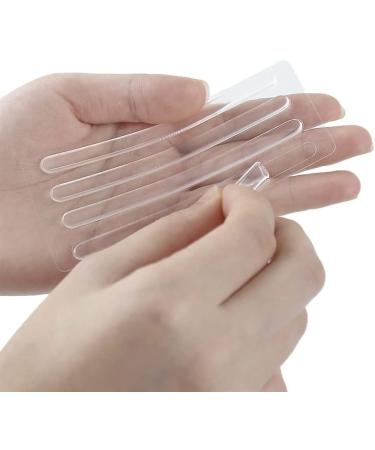 Premium GEL Heel Cushion Inserts - Anti-Wear Non-Slip Protectors for Men | Plantar Fasciitis Relief & Dry Cracked Heels Support | Medium Size Clear - Buy Online on GoSupps.com