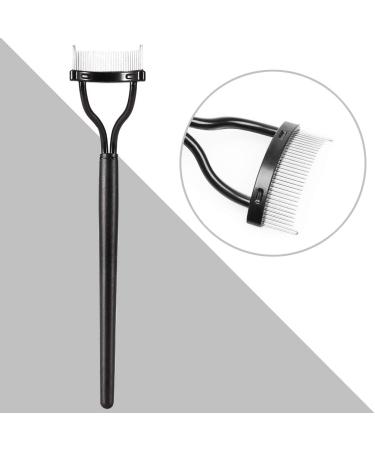 2 PCS Metal Teeth Eyelash Comb & Makeup Mascara Applicator - Curler & Separator Grooming Brushes - Buy Online on GoSupps.com
