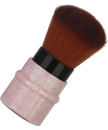 Verdant Touch Powder Brush Marbling Makeup Foundation Brush Stretchable Handle Blusher Powder Brush Pink for Makeup Concealer 15 cm - Buy Online on GoSupps.com