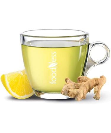  Foodness FoodNess - Ginger and Lemon Herbal Tea Capsules compatible with Dolce Gusto gluten-free drink with aromatic notes (3 boxes 30 capsules total) - Buy Online on GoSupps.com