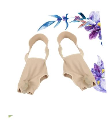Healeved Bunion Separator Sleeve - 3 Pairs Orthotic Straighteners for Hallux Valgus - Beige, 3pcs Medium - Buy Online on GoSupps.com
