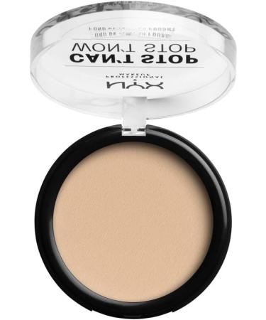 NYX Can't Stop Won't Stop Powder Foundation - Vanilla 06 - Buy Online on GoSupps.com