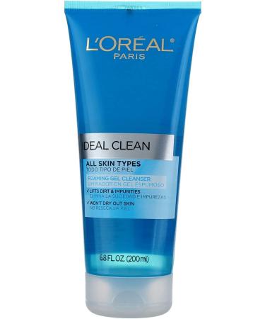 L'Oreal Ideal Clean Foaming Gel Cleanser 6.8 fl oz - Deep Clean & Refresh - Buy Online on GoSupps.com