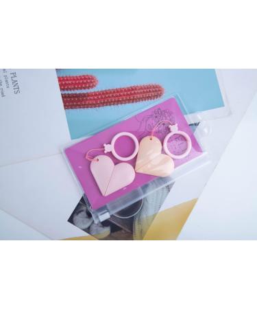 Pink Eyebrow Razor - 2 Heart Shaped Trimmer Facial Hair Removers for Travel & Dermaplaning - Buy Online on GoSupps.com