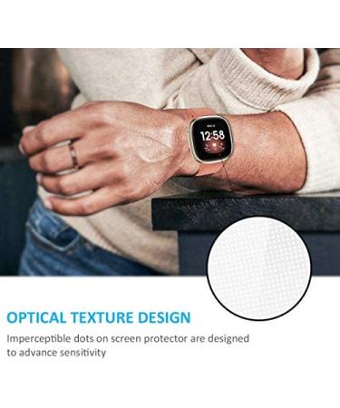 [3 Pack] Tensea Compatible with Fitbit Versa 3 / Sense Screen Protector Case  Soft TPU Bumper Full Around Fit bit Versa3 Sense Cover Protective Accessories (Clear/Clear/Clear  3) Clear/Clear/Clear 3 - Buy Online on GoSupps.com