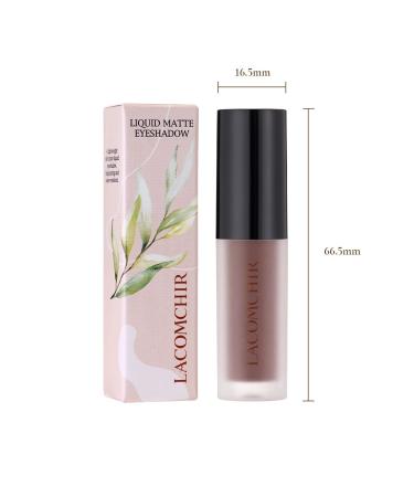 LACOMCHIR Liquid Matte Eyeshadow - Creamy & High Pigmented | Water-resistant & Long Lasting | Vegan & Cruelty Free | 1.8ml - Shade 02 - Buy Online on GoSupps.com