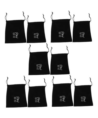 Beavorty 10 Pcs storage bag travel hairdryer barber drawstring bag Hair Dryer Supplies Straightener household