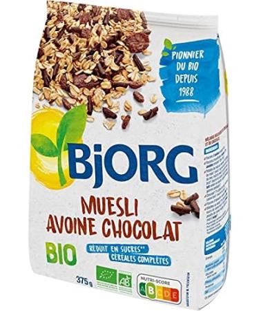 Muesli Avoine Chocolat Bio 375G - D licieuse et saine collation petit-d jeuner pour une alimentation quilibr e - Marque BJORG - Lot De 3 - Buy Online on GoSupps.com
